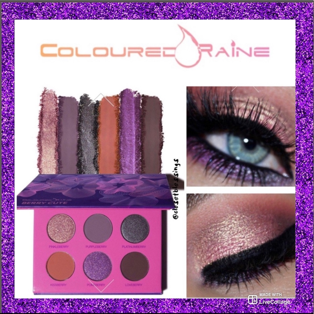 🏆HP🏆ColouredRaine Berry Eyeshadow Palette